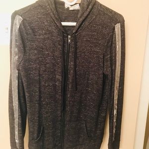 💫 HIPPIE ROSE Black Zip Up Jacket